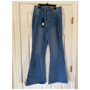 Soul Searching High Rise Flare Jeans - Medium Blue Wash
